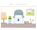 MVにおすすめ！1枚イラスト描きます やさしい雰囲気のイラストで表情等の簡単な差分も可能です！ イメージ2