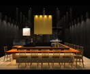 短期間で3Dパース制作します お店の内装パースや外装パースを制作します! イメージ1