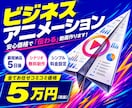 ビジネス向けアニメーション動画制作承ります 面倒なシナリオ作成やナレーション挿入も全てコミコミ5万円！ イメージ1