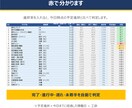 担当別の工数が見える開発工程表を渡します 誰に何人日寄っているかが出る｜土日祝を飛ばして180日分 イメージ6