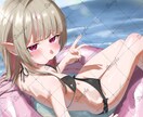 かわいい女の子のイラストを描きます あなたの理想のキャラクターを形にします イメージ2