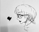 シンプルなイラスト描きます 手描きで線画、コピック絵を描きます イメージ3
