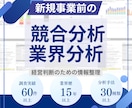 業界情報・企業データ収集しレポート作成します 現役マーケッターが業界・企業・サービスの分析レポートをご提案 イメージ1