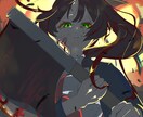 可愛い女の子のアイコンをお描きします 暗い雰囲気からポップな雰囲気の女の子描きます イメージ2