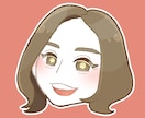 ポップでかわいいデフォルメ似顔絵制作します 名刺に！ブログに！アイコンに！3つの背景データを納品します♪ イメージ2