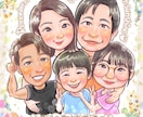 ニコッとあったかい似顔絵＊データ納品します 記念日・プレゼント・思い出に♡ラフ確認ありで安心です◎ イメージ5