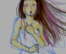 格安！最短3日で完成！個性派アイコン作成します ダークで病み系なカッコいいアイコンです♪ イメージ4