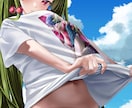 背景付き1枚絵を制作致します サムネや歌ってみた、壁紙、グッズ用などに！背景付き1枚絵！ イメージ3