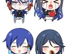 キャラクターイラスト描きます アイコンや一枚イラストなど様々なイラスト描きます！ イメージ6