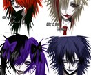 お好きなイラストお描きします 平成風萌え絵や今流行りのかっこいいイラストお描きします！ イメージ3