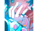 背景有！色鮮やかで不思議な世界観の一枚絵を描きます 洗練された色彩・独自性のある絵柄と世界観の一枚絵を制作します イメージ6