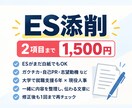 ゼロからOK｜現役人事の大学職員がES添削します 書けてなくても大丈夫。ゼロから一緒に考えます。 イメージ1