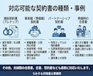 行政書士が将来を守る婚前・事実婚契約書を作成します 夫婦のルールを明文化。実績数千件、修正無料、最短翌日納品。 イメージ2