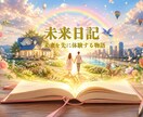 理想の未来を引き寄せる“未来日記”をお届けします 読むだけで未来の自分に近づく“リアルな1日”を描きます イメージ1