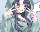 商用可/アイコン・一枚絵など作成します 寒色系のカワイイ女の子を描きます！ イメージ2