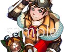 シンプルなキャラクターイラストお描き致します SNSや壁紙、観賞用などお好きな用途に！版権もOK！ イメージ6
