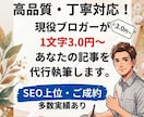 上位表示を狙う！SEOブログ記事を丁寧に執筆します ​【初心者OK・丸投げ歓迎】SEO意識の記事を丁寧に執筆！ イメージ1