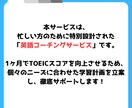 1ヶ月でTOEICスコアを伸ばします 毎日チャットサポート・毎週の面談でTOEIC学習完全サポート イメージ2