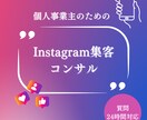 Instagram運用コンサルします 初心者向けInstagram運用のお悩みまるっと解決！ イメージ1