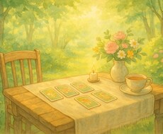 秘密の庭でそっと聞く、小さな占いをします 誰にも言えないモヤモヤ、ここでそっと整理しませんか？