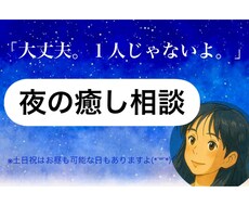胸がぎゅっとする夜に寄り添います イメージ1