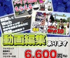 動画編集全般承ります クライアント様に寄り添った動画制作を行います