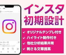 リサーチ込！最適解であなたのインスタ初期設計します イメージ1
