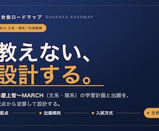 私大文系・理系の合格戦略を設計します イメージ1