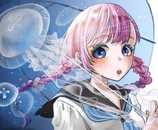 ポップでおしゃれなアイコン、サムネなど描きます 丁寧な対応であなたのイメージにピッタリのイラスト制作します！