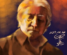 あなたの写真を元に、デジタルで似顔絵を描きます。