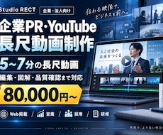 企業PR・YouTube長尺動画を制作します イメージ1