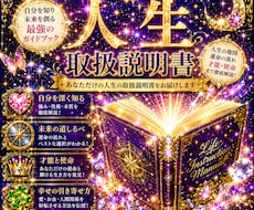あなただけの人生取扱説明書を作成します なぜ同じことで悩むのか、答えがここに。