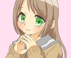 SNSのアイコン（女の子）描きます イメージ1
