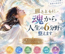 受け取るだけで、魂と6分野を龍とクリアリングします イメージ1