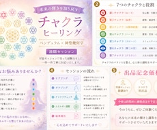 チャクラを読み解き本来の輝きを引き出します イメージ1