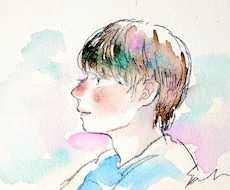 水彩絵具でInstagram等のアイコンを描きます TwitterやInstagram、LINE等のアイコンに…