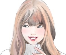 落ち着いた雰囲気の似顔絵イラストを制作します 鉛筆スケッチ+デジタル着彩＝やわらかな雰囲気