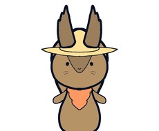 シンプルな動物イラストを描いてます イメージ1