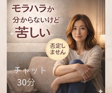 モラハラか分からないけど苦しい方の話聞きます イメージ1