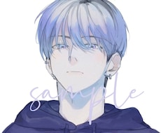 オリジナルSNS用アイコンのイラスト描きます 少年や青年のアイコンをお探しの方におすすめです！