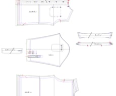 パターン(型紙)のサイズ展開を承ります イメージ1