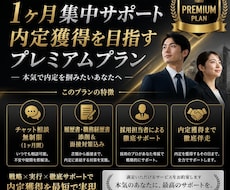 現役採用部門長が1ヶ月伴走！内定へ向けて支援します イメージ1