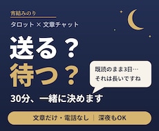 転職もあの人も、タロットチャット占いで整理します イメージ1