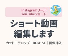 ショート動画を見やすく丁寧に編集します イメージ1