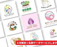 手描きでカラフルに｜ずっと使えるロゴ作ります ８月限定名刺データサービス★起業応援キャンペーン