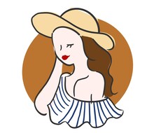 シンプルでおしゃれなアイコン描きます フラットでシンプルなデザイン！SNSのアイコンにぴったり