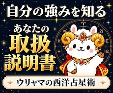 西洋占星術であなたの取扱説明書を作成します イメージ1