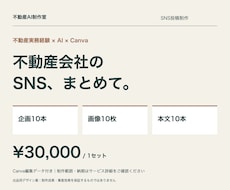 不動産会社向けSNS投稿を10本制作します イメージ1