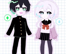 個性溢れる可愛いミニキャラ描きます イメージ1