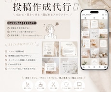 インスタグラム(SNS)の投稿作成します イメージ1